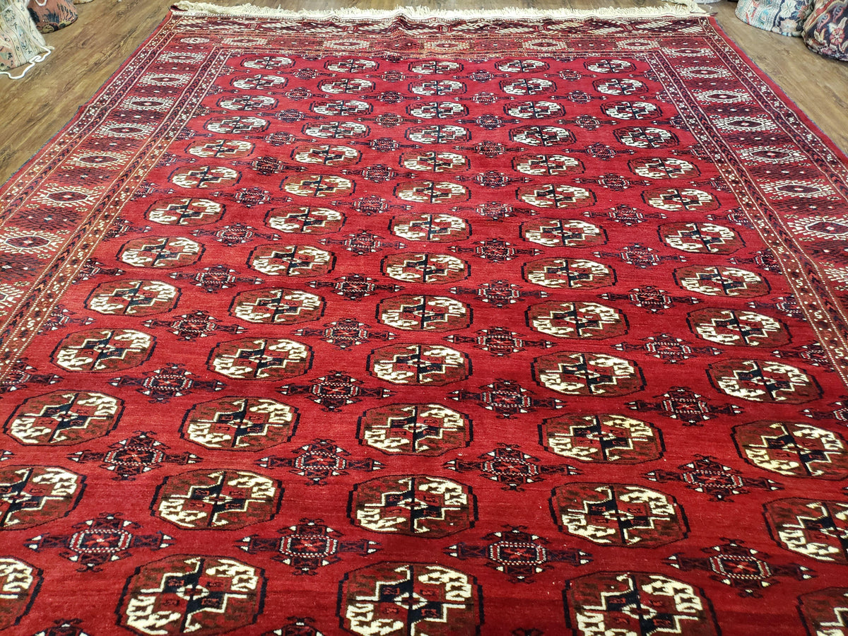 Persian Turkoman Rug 8 x 12.5 - Jewel Rugs, view 6