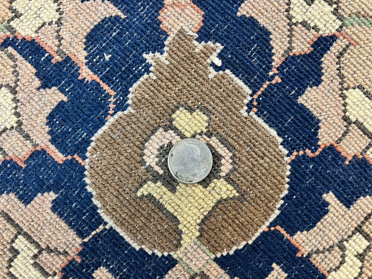Indian Agra Rug 8x10, Wool Vintage Handmade Carpet, Gray Brown - Jewel Rugs, view 12