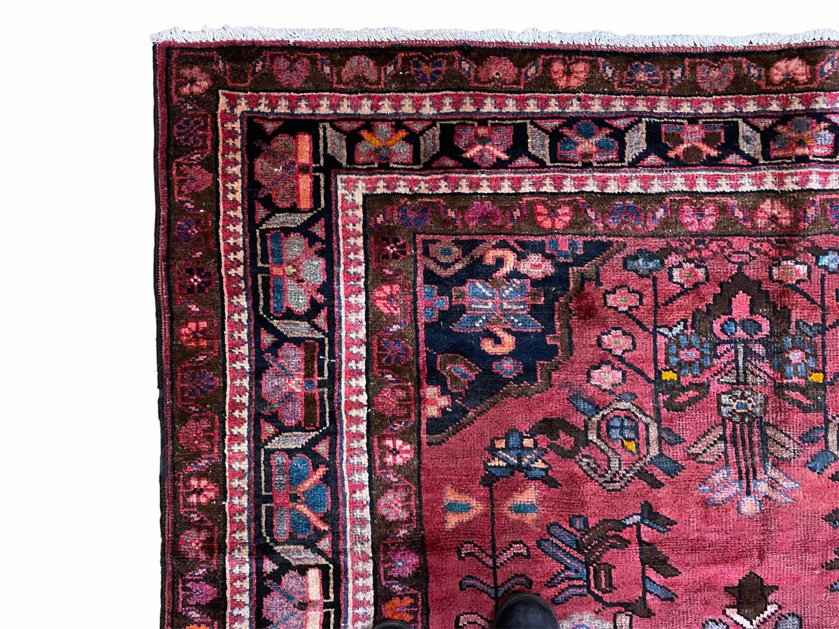 5.5 X 10 Handmade Wool Tribal Gallery Rug Wide Runner Corridor Rug Floral Red - Jewel Rugs, view 6