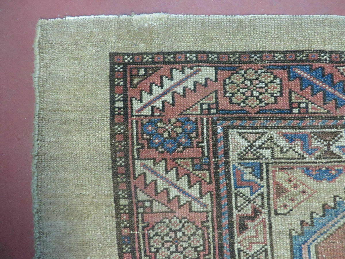 3'4" X 12' Antique Hand Made Turkish Wool Rug Runner Carpet Camel Hair Nice - Jewel Rugs, view 7
