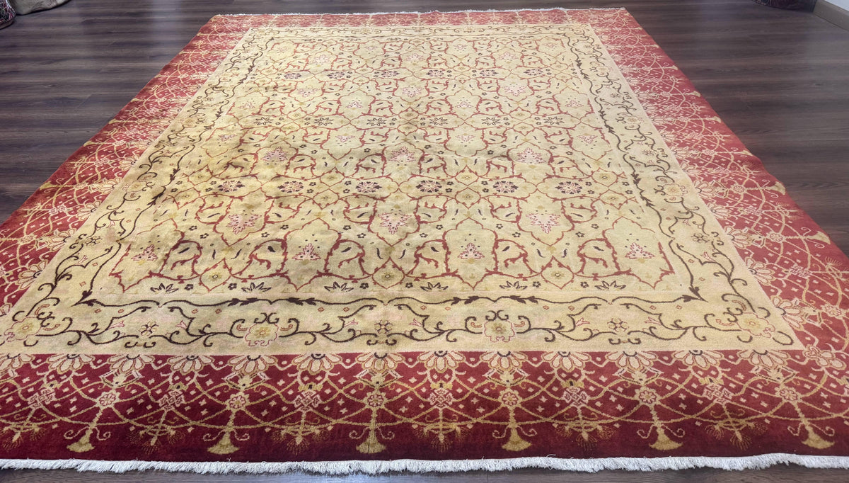 Pak Persian Rug 8x10, Allover Pattern, Gold-Tan, Fine 200 KPSI - Jewel Rugs, view 2