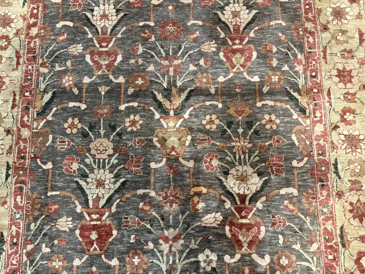 Pak Persian Mahal Rug 6x9, Floral Handmade Wool Traditional Oriental Carpet - Jewel Rugs, view 5