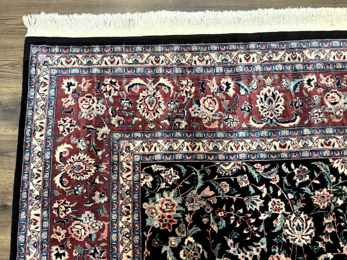 Large Sino Persian Rug 10x15, Floral Allover, Hand Knotted Wool Carpet, Fine - Jewel Rugs, view 7