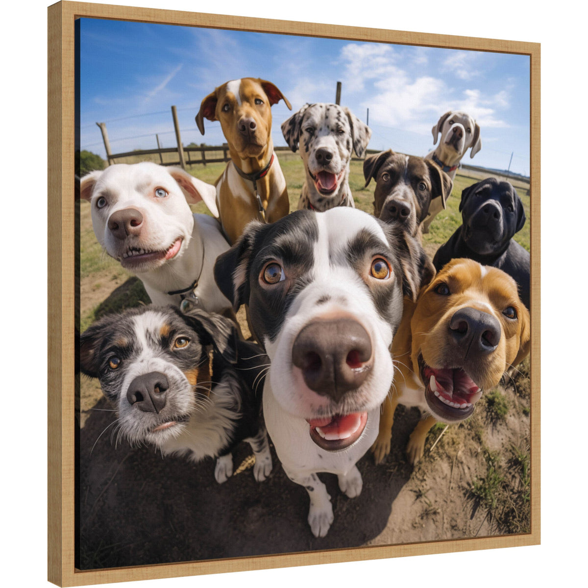 Funny Dog Selfie by The Creative Bunch Studio