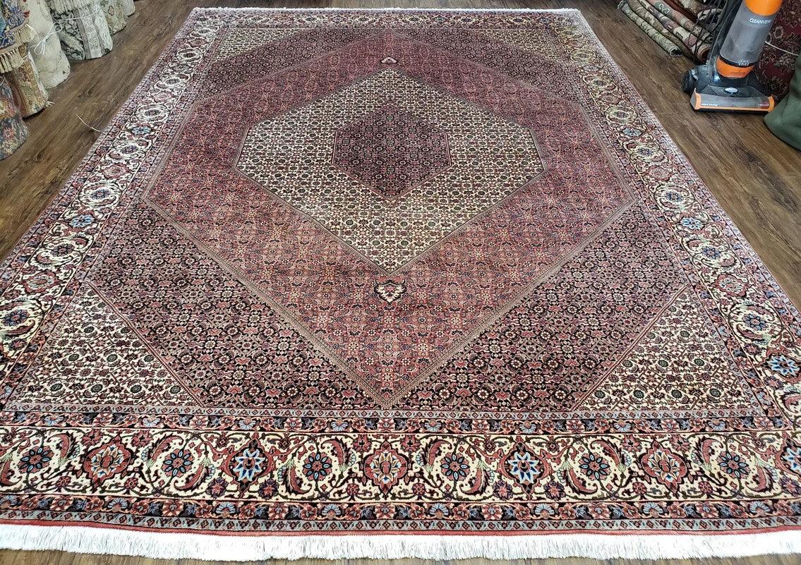 Stunning Persian Bijar Rug 8x11 - Herati Mahi Pattern - Jewel Rugs