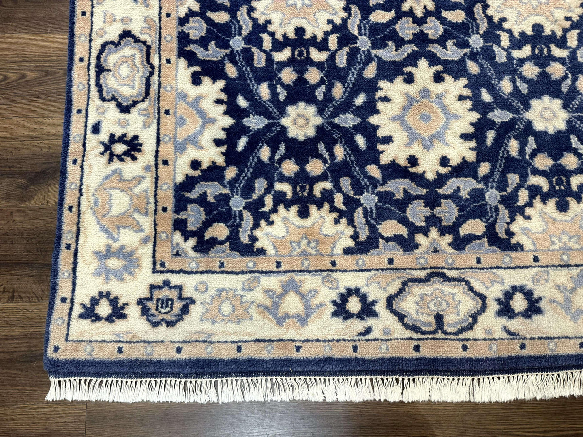Blue and Beige Indian Rug, Indo Persian Carpet - Jewel Rugs, view 8
