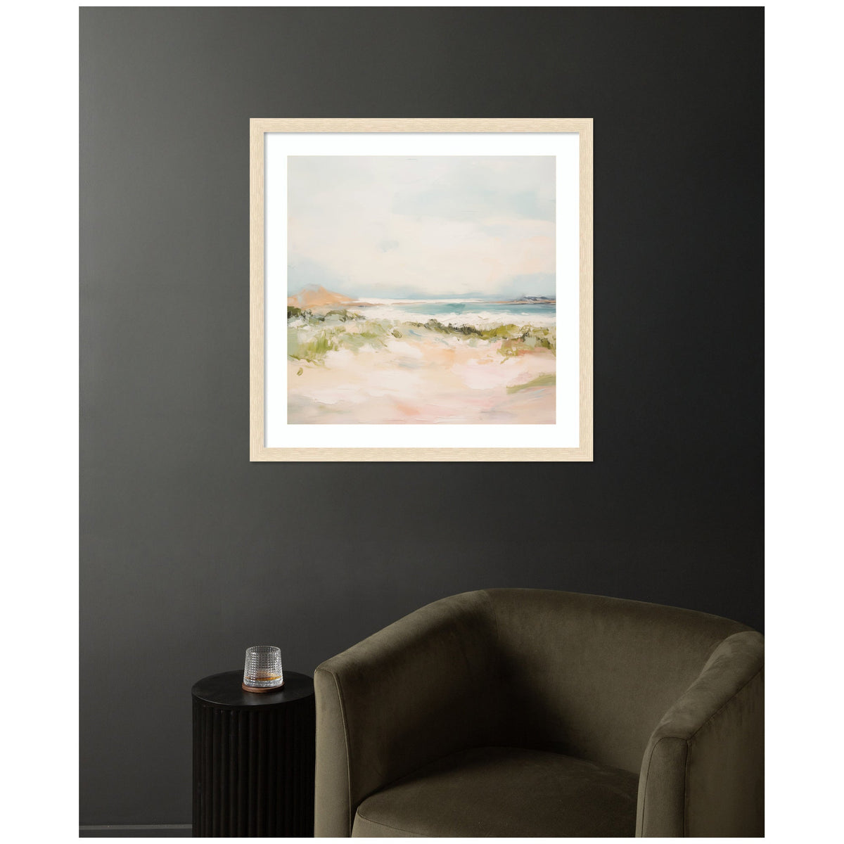 Tranquil Landscape III Square by Amy Lighthall Framed Wall Art Print
