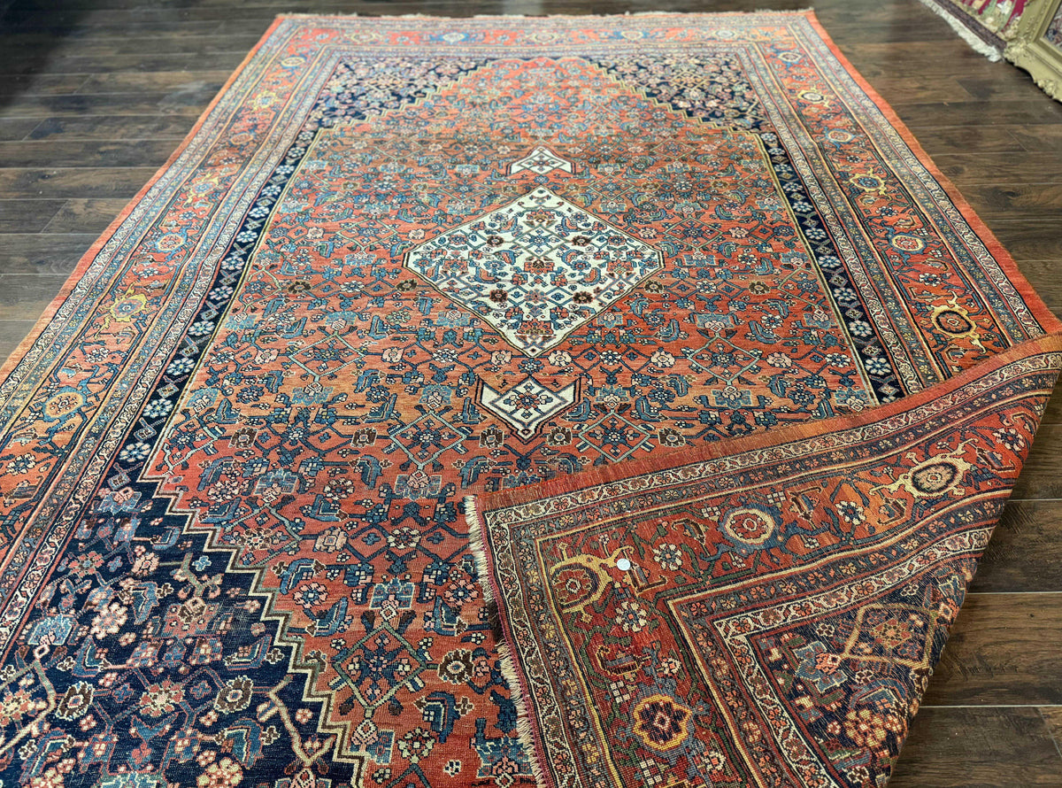 Antique Persian Bidjar Rug 8x12, Rare Persian Carpet - Jewel Rugs, view 12