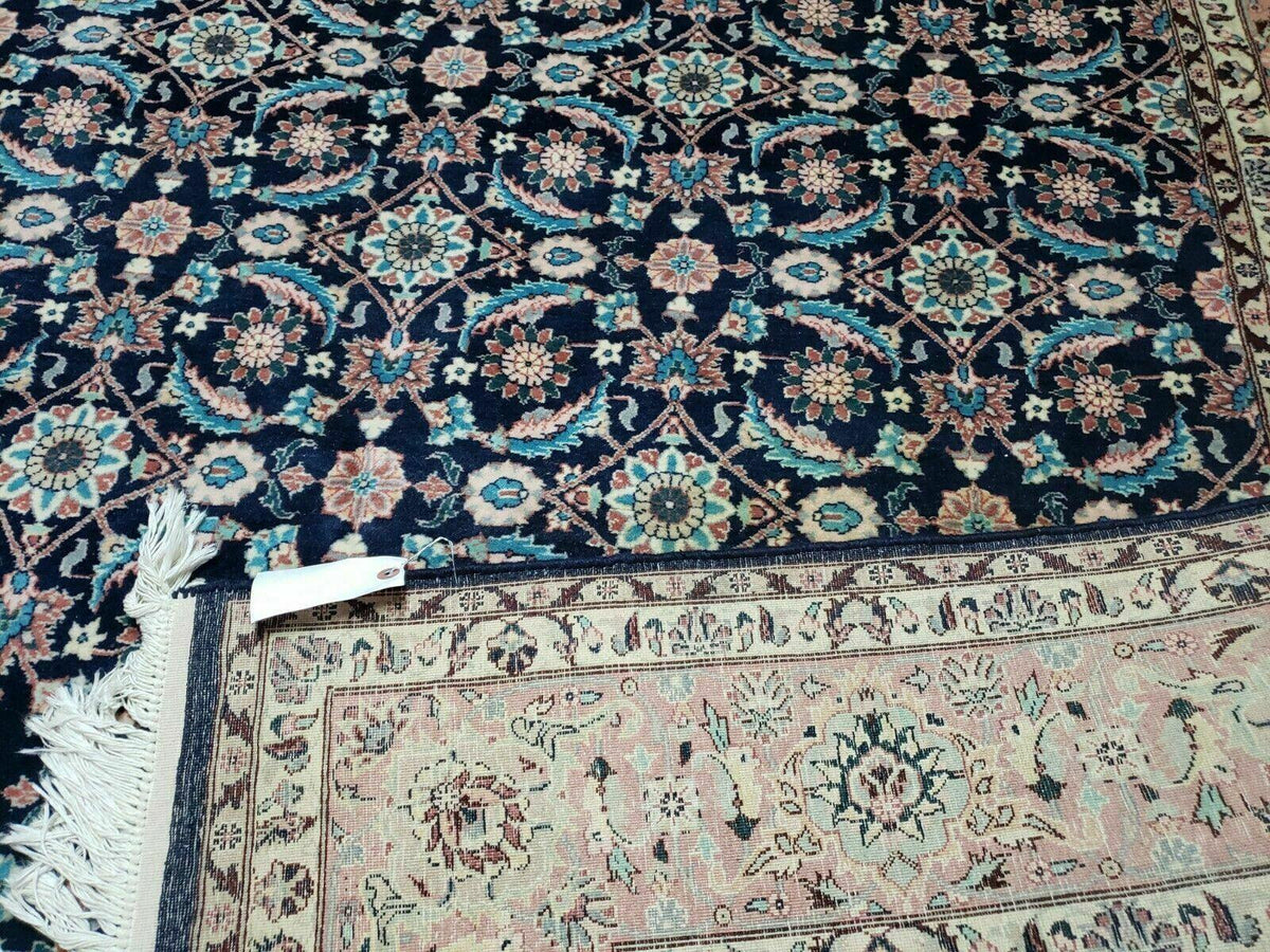Square Indo Persian Rug 6x6, Hand Knotted, Wool, Allover Pattern - Jewel Rugs, view 7