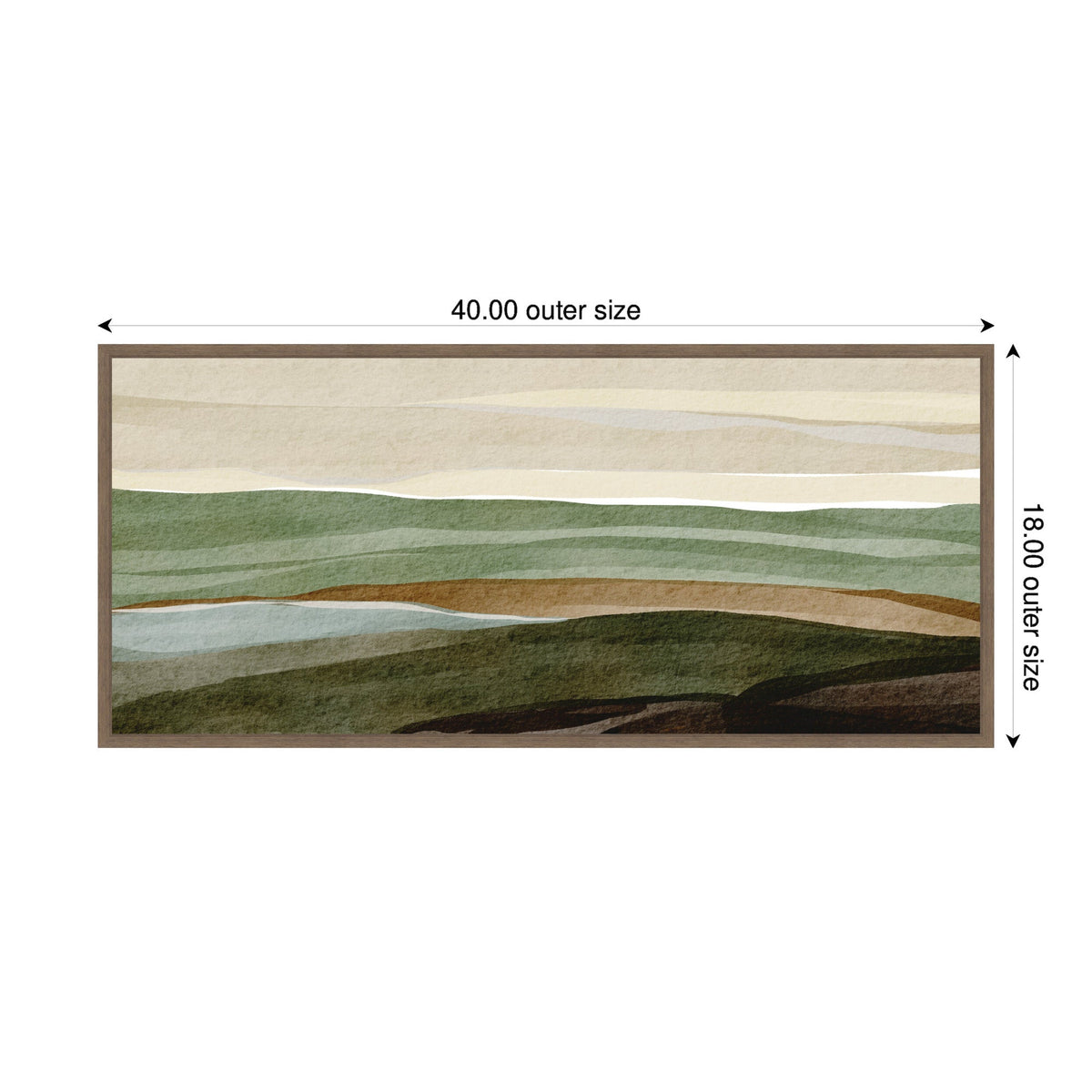 Natures Charm lll Panel by Nikita Jariwala Framed Canvas Wall Art Print