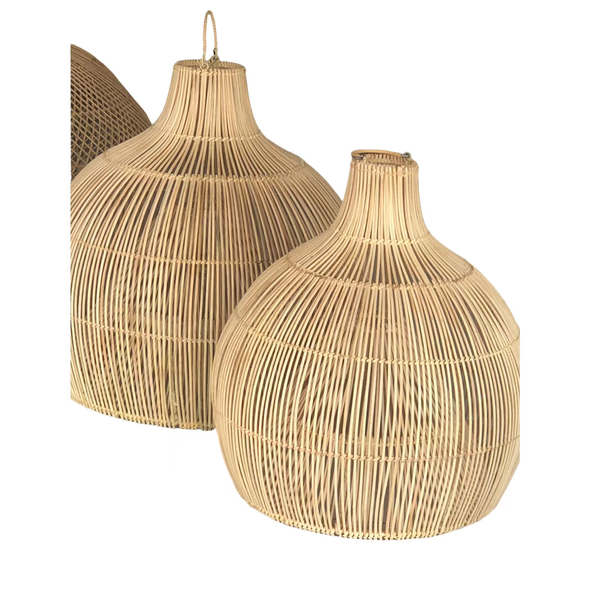 Bali Rattan Hanging Lamp 20x20H