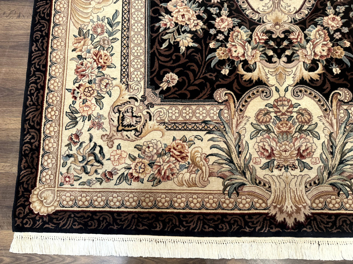 Aubusson Rug 6x9, European Design, Fine 170 KPSI, Elegant Carpet - Jewel Rugs, view 8