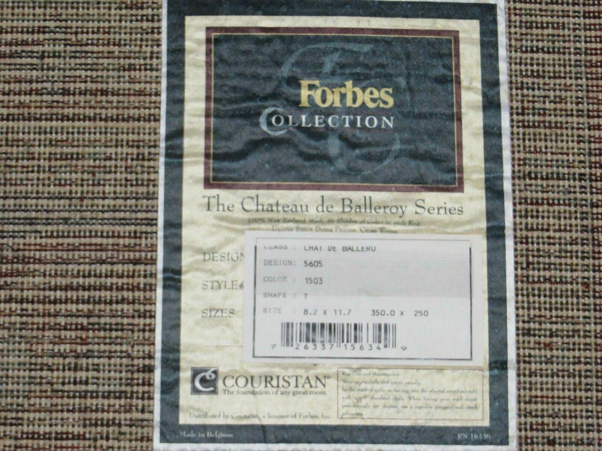 8' x 11' 7" Vintage Power Loomed Couristan European Wool Rug Belgium Forbes Nice - Jewel Rugs, view 11