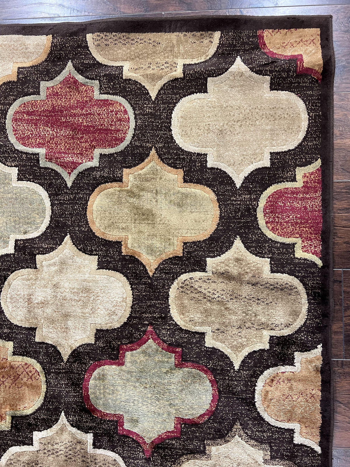 Panel Design Rug 5x7, Multicolor Contemporary Area Rug, Small Living Room Rug - Jewel Rugs, view 8