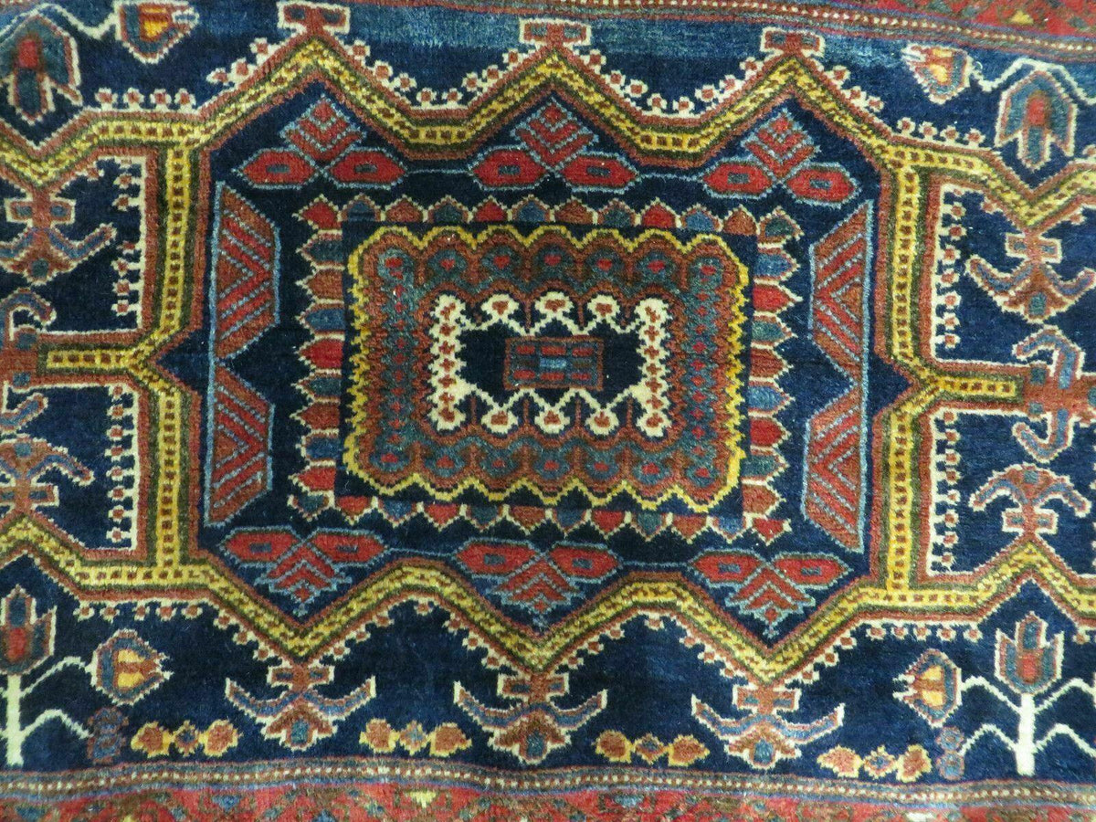 3' X 4.5' Antique Handmade Turkish Tribal Wool Rug Double Saddle Bag Nice - Jewel Rugs, view 5