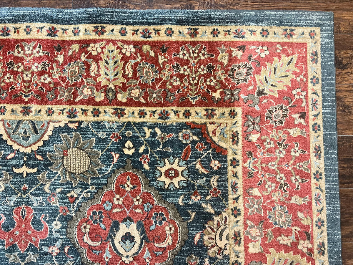 Safavieh Rug 8x11, Mahal Persian Carpet, Navy Red - Jewel Rugs, view 8