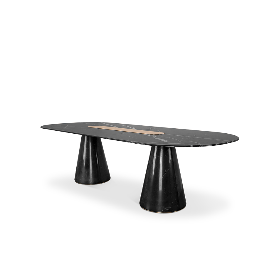 Bertoia Oval Dining Table by Essential Home – view 2