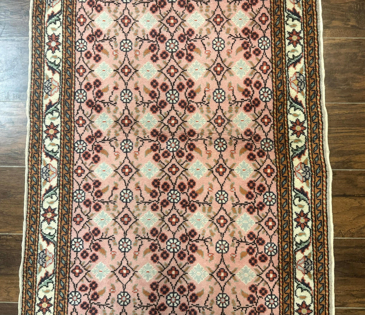 Turkish Sivas Rug 3x4, Pink, Handmade, Wool, Vintage - Jewel Rugs, view 5