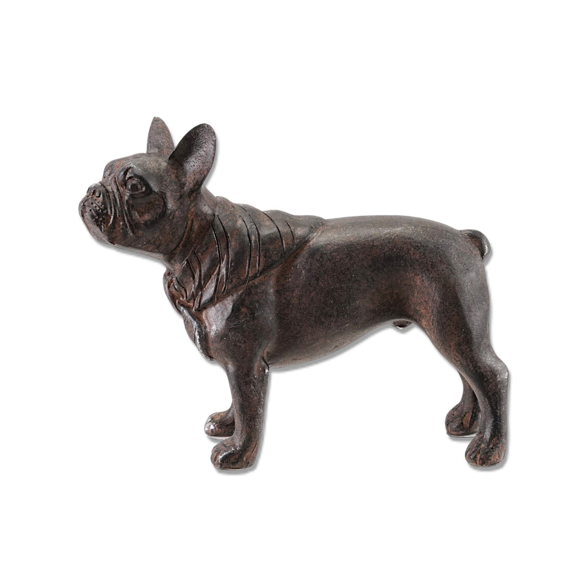 Black French Bulldog Resin Figurine by Rust & Cinder