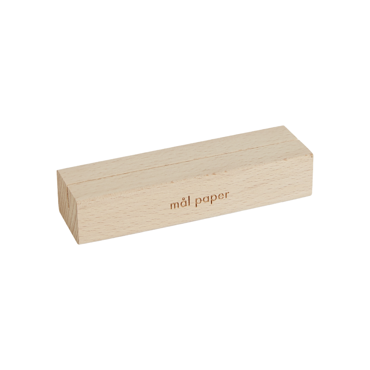 Wood Bloc Card Stand - Source by Studio Skara