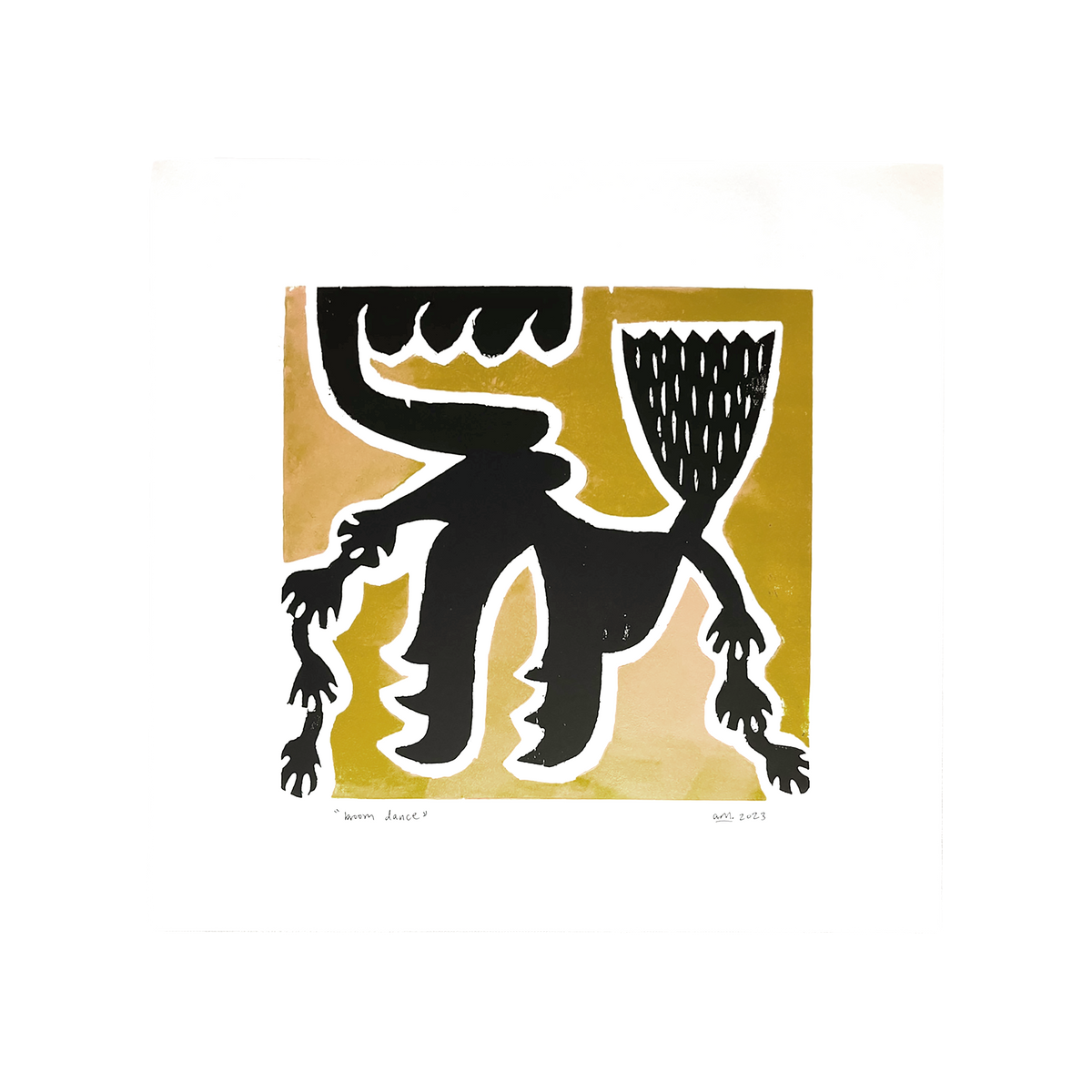 Broom Dance Block Print - Source by Studio Skara
