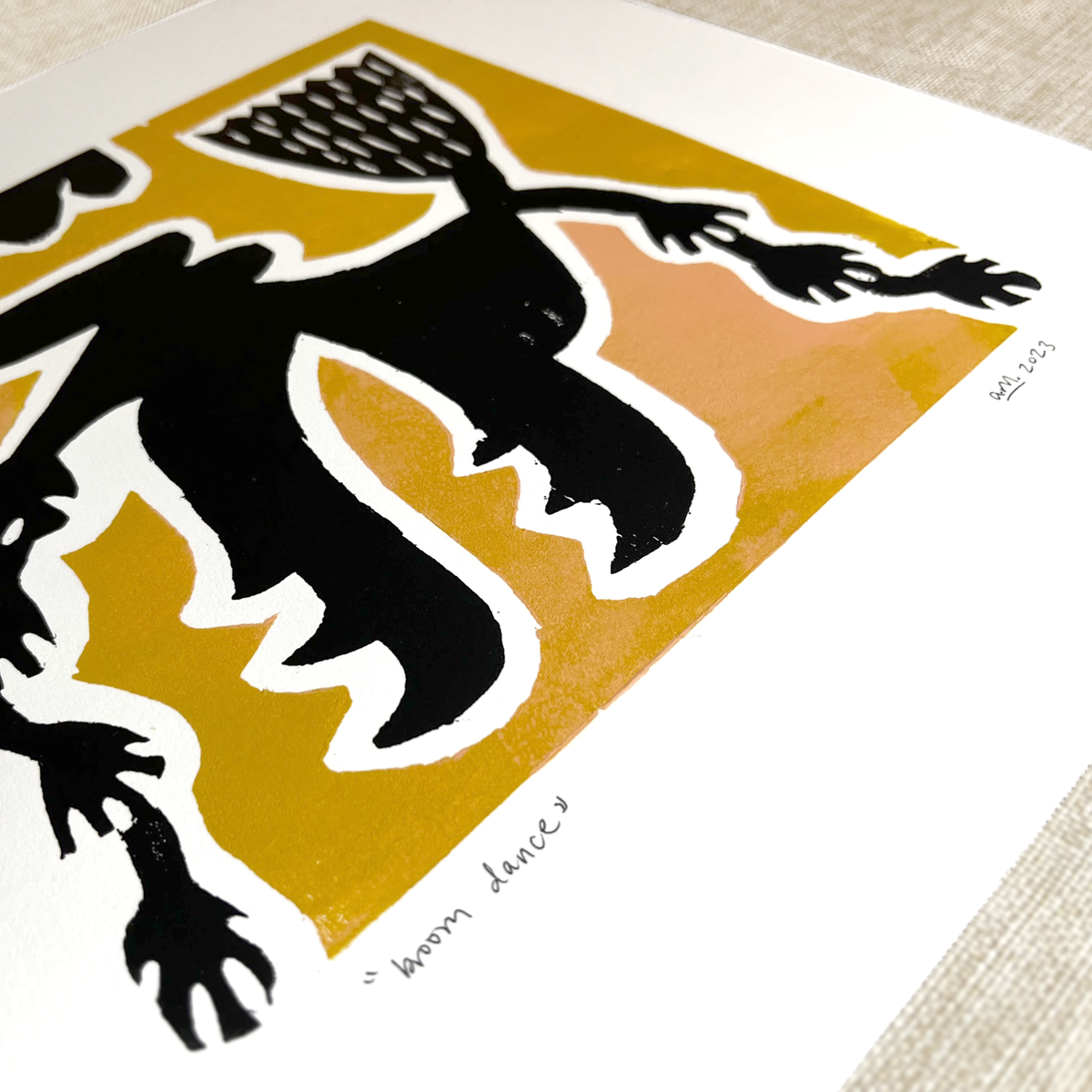 Broom Dance Block Print - Source by Studio Skara, view 4