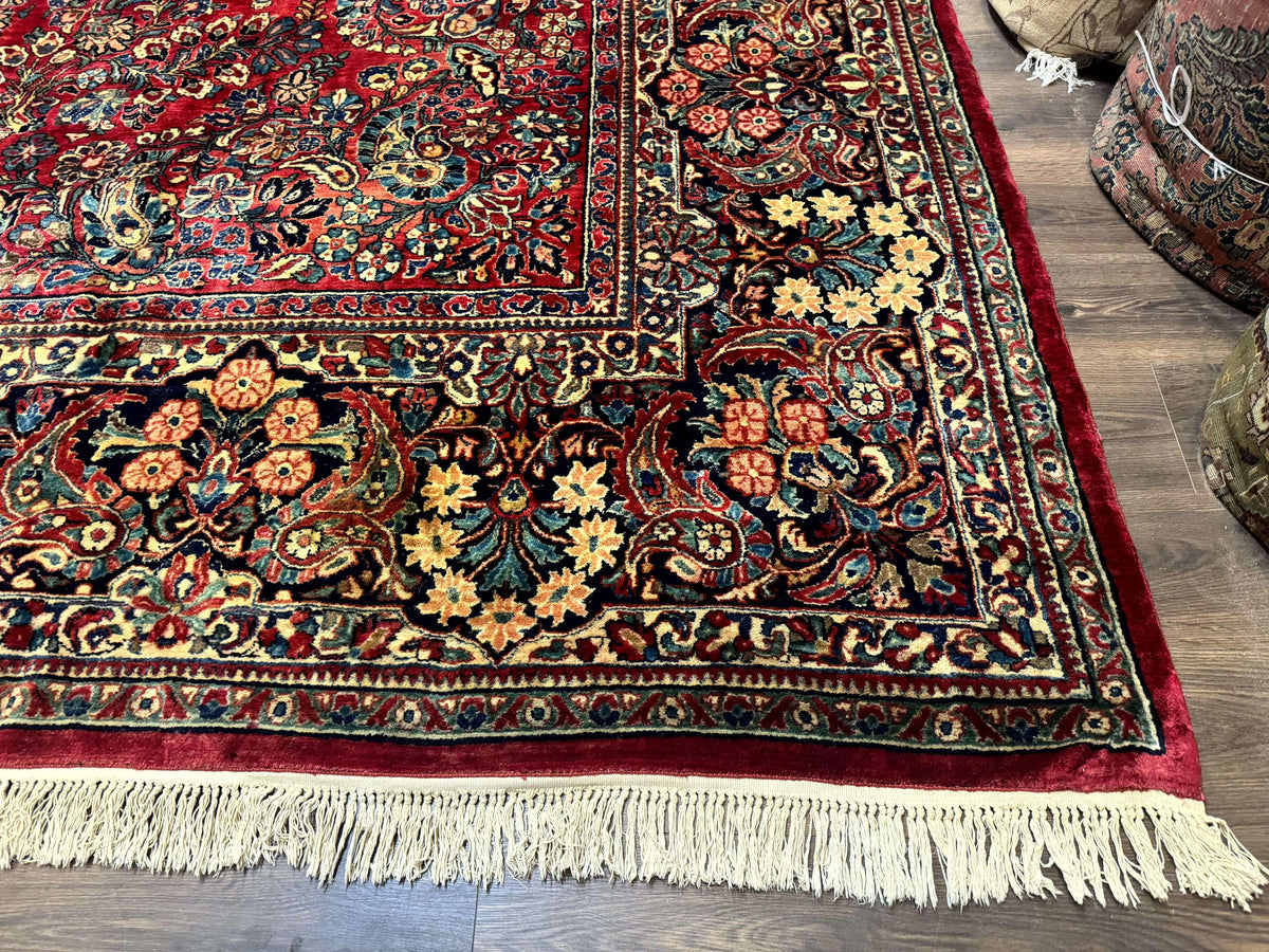 Palace Size Antique Persian Sarouk Rug 12x18 - Jewel Rugs, view 10