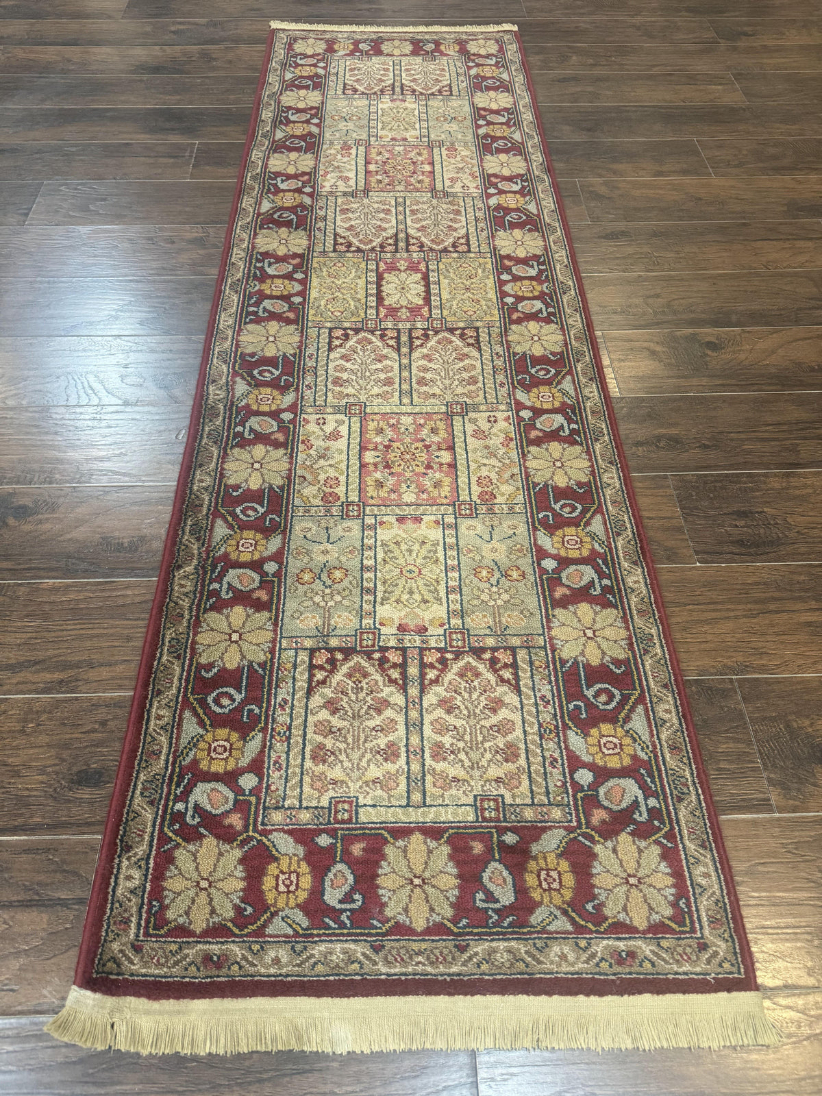 Karastan Runner Rug 2.6 x 8.6, Antique Legends Bakhtiari 2200, Vintage Wool Karastan Runner Rug, Panel Design - Jewel Rugs, view 2