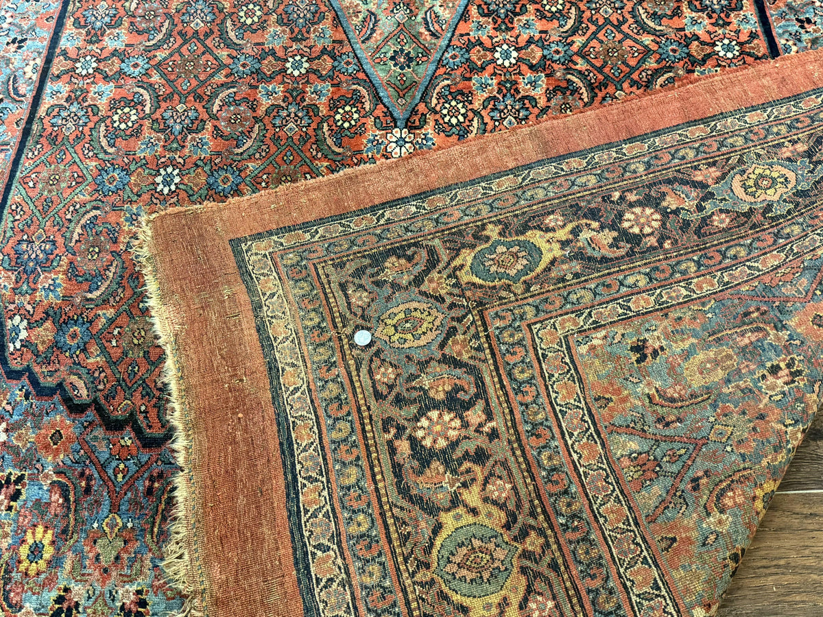 Antique Persian Bijar Rug 7x15 - Jewel Rugs, view 10