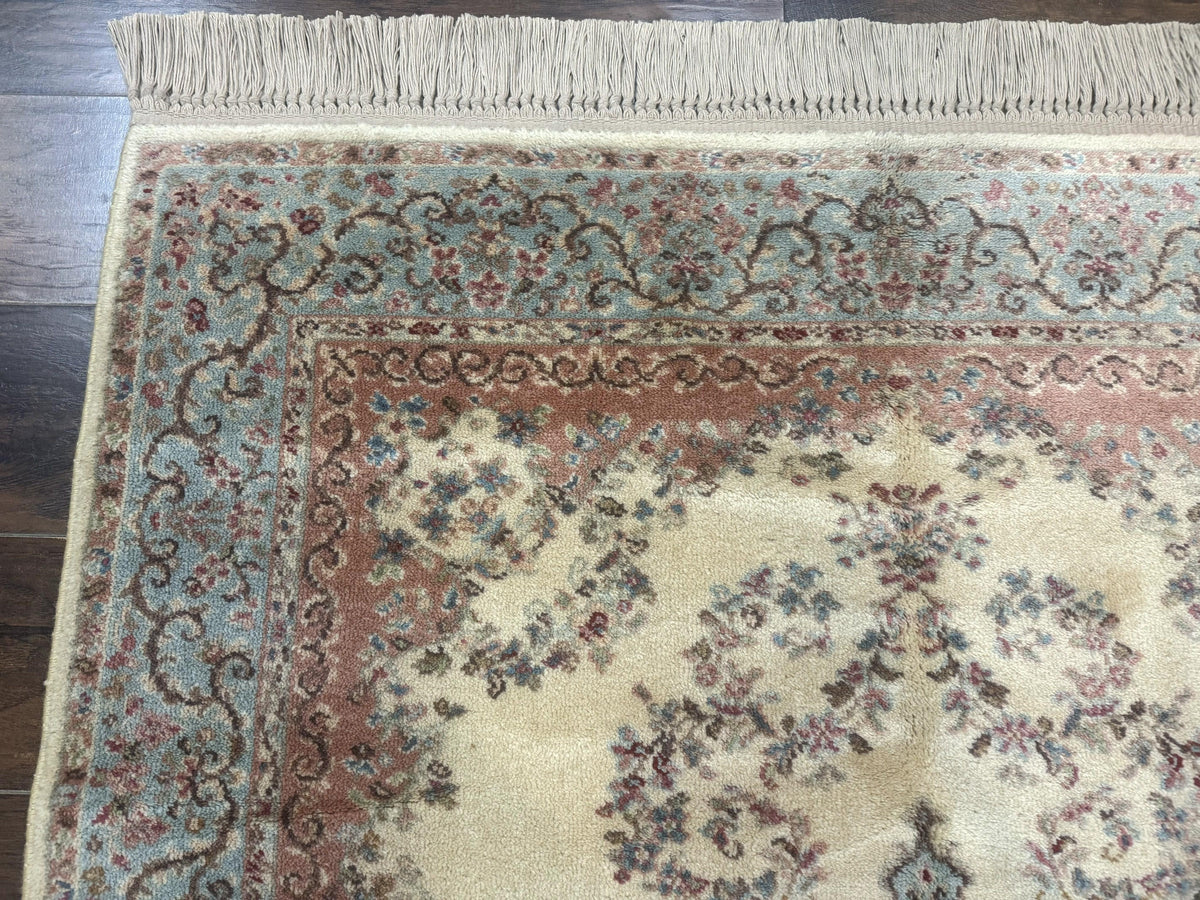 Karastan Rug 4x6, Pastel Ivory Kirman Rug #784, Wool Karastan Carpet, Original 700 Series, Vintage Karastan Area Rug, Discontinued - Jewel Rugs, view 7