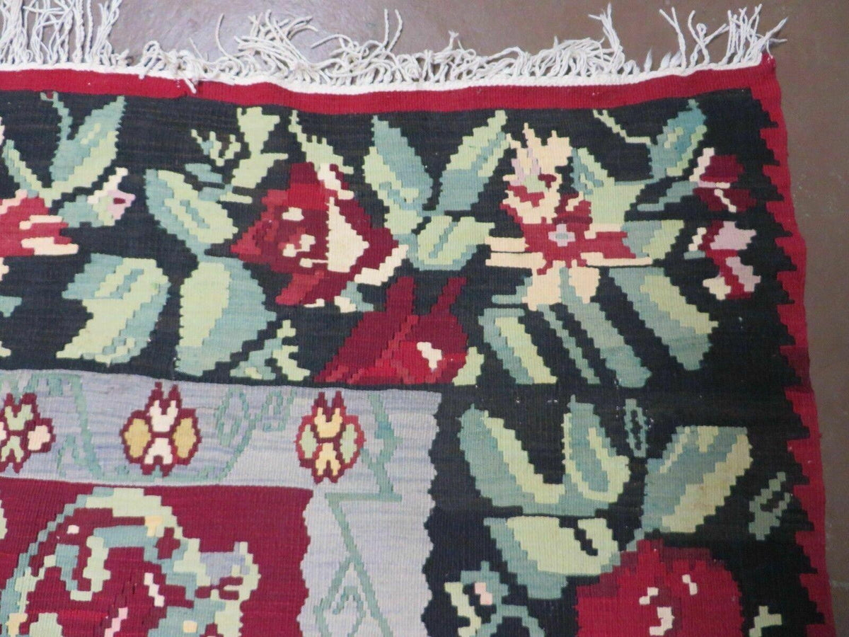8' X 11' Karabagh Kilim Handmade Flat Weave Wool Rug Vegi Organic Dyes Nice - Jewel Rugs, view 7