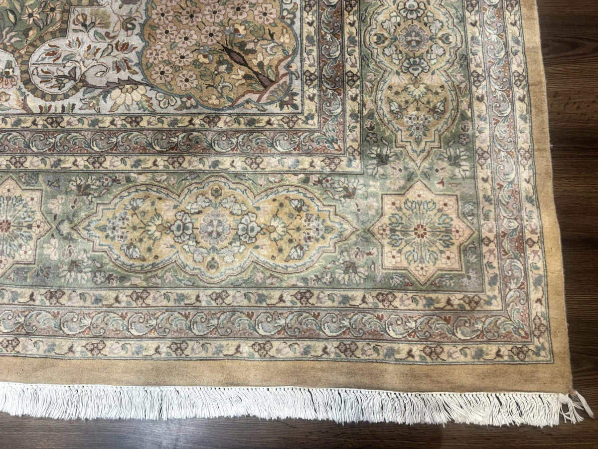 Pak Persian Rug 9x12, Diamond Panel Design, Fine 225 KPSI, Wool - Jewel Rugs, view 9