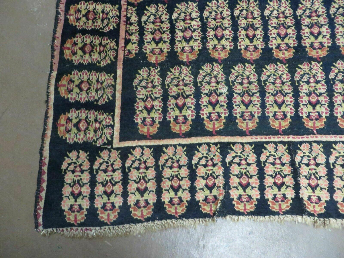 4' X 9' Antique Karabagh Caucasian Rug Handmade Wool Carpet Organic Dyes Nice - Jewel Rugs, view 9