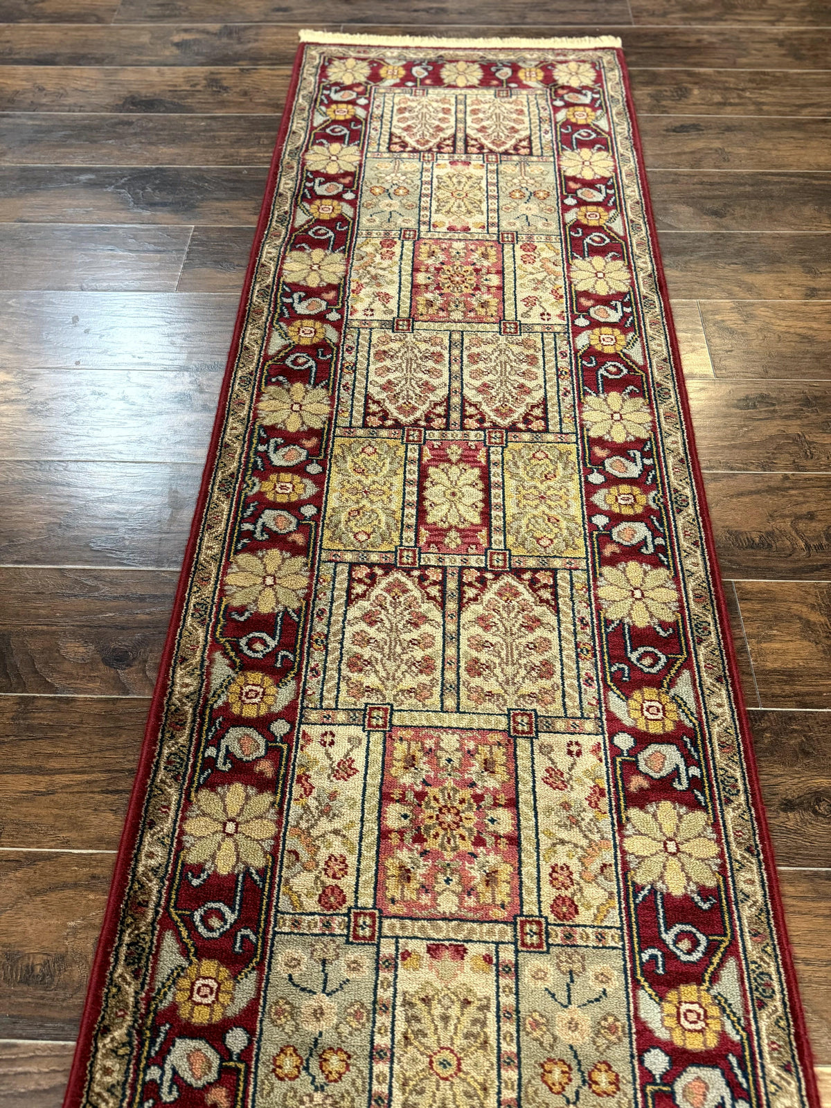 Karastan Runner Rug 2.6 x 8.6, Antique Legends Bakhtiari 2200, Vintage Wool Karastan Runner Rug, Panel Design - Jewel Rugs, view 8
