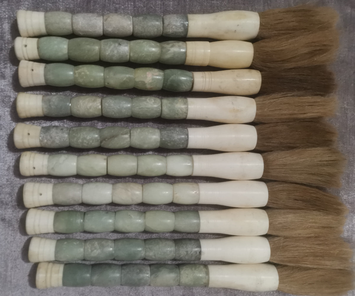 White Jade Abacus Calligraphy Brush