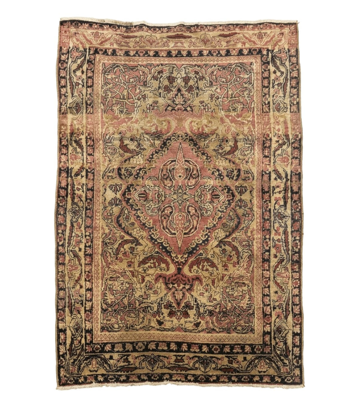 Antique Persian Lavar Rug 3x5, Persian Kerman Rug, Traditional Persian Carpet - Jewel Rugs