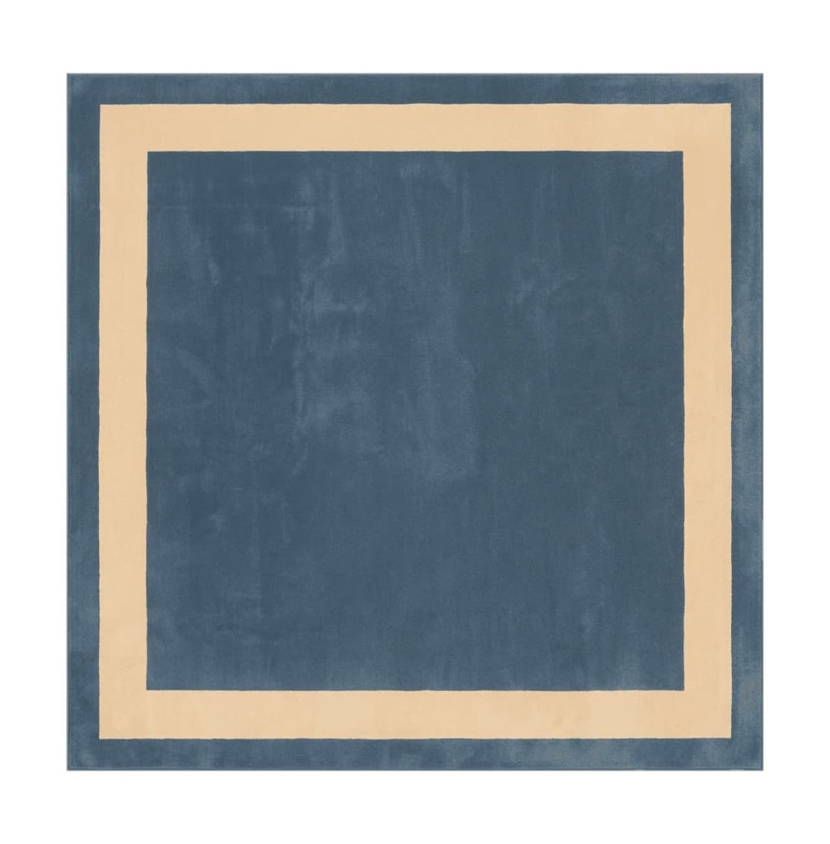 Blue and Cream Square Rug 10x10 ft, Large Square Carpet - Jewel Rugs