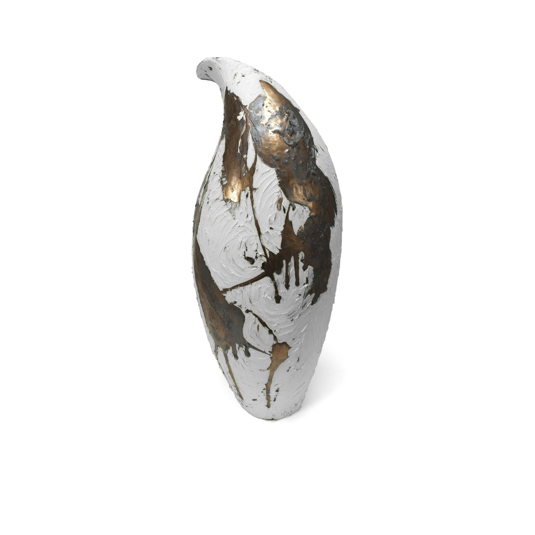 Vessel in White and Gold - No 135 image 0