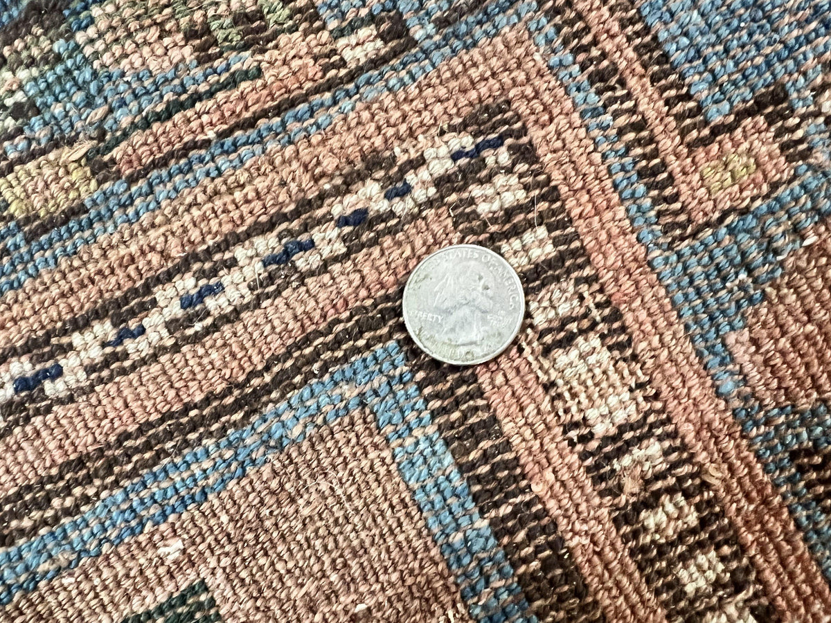 Caucasian Kalegy Rug 6x11, Wide Runner, Wool Hand Knotted Carpet, Navy Blue Tribal Rug, 1920s Antique Rug, 6 x 11 Oriental Carpet - Jewel Rugs, view 11
