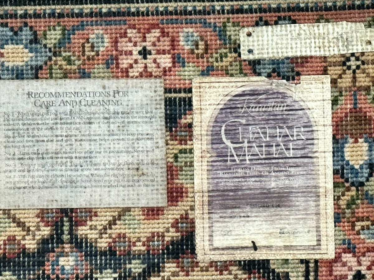 Karastan Rug 5.9 x 8.6, Chahar Mahal #604, Wool Vintage Discontinued Karastan Carpet - Jewel Rugs, view 11
