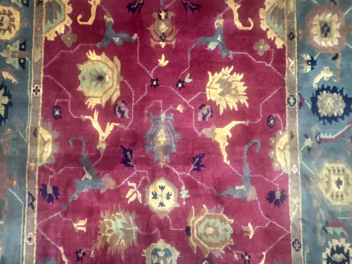 Tufenkian Rug 8x10, Tibetan Room Sized Carpet, Soft Thick Wool Pile - Jewel Rugs, view 5