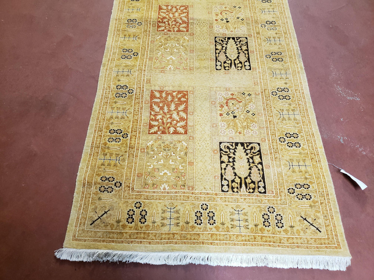 3' 2" x 12 ' 6" Pak Persian Safavieh Runner Haji Jalil Fine Runner Rug 3ft Runner 12ft Runner 13ft Runner Panel Design Runner Hand-Knotted - Jewel Rugs, view 8