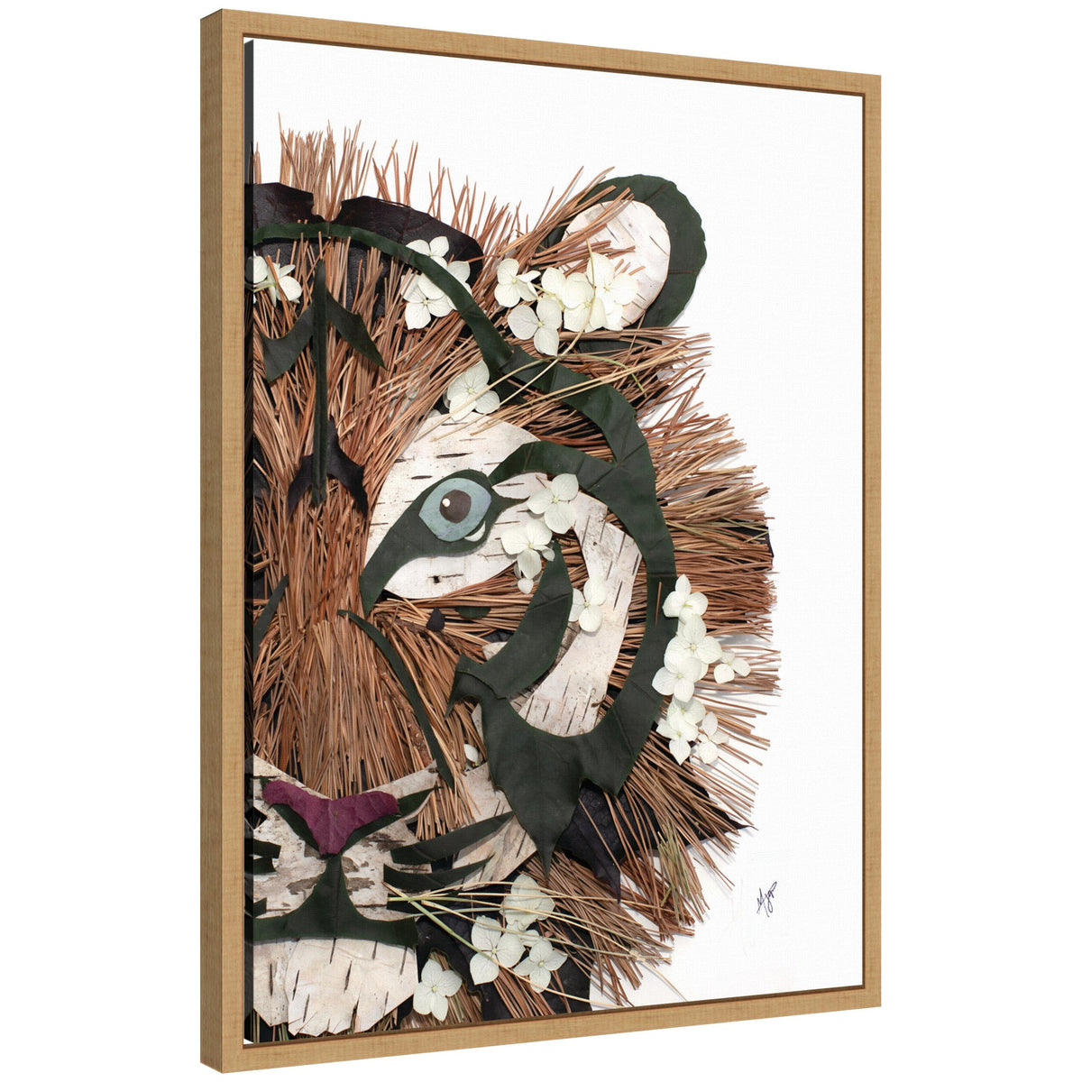 Tiger by Madeline Jeppesen Framed Canvas Wall Art Print