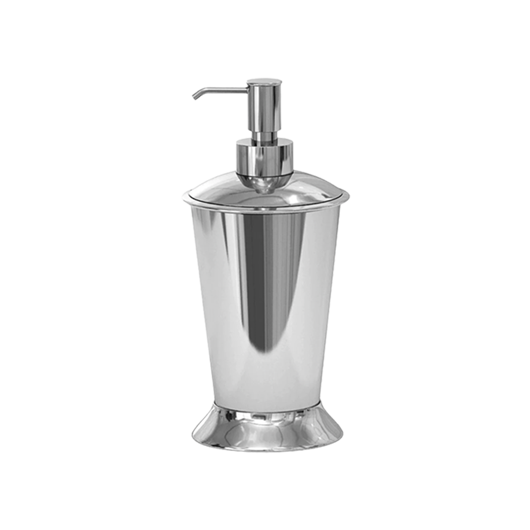 Cerise Polished Stainless Steel Soap Pump - Source by Studio Skara