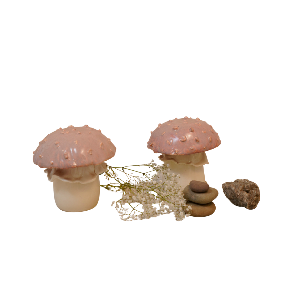 Mushrooms Sculpture - Set of 2 image 0