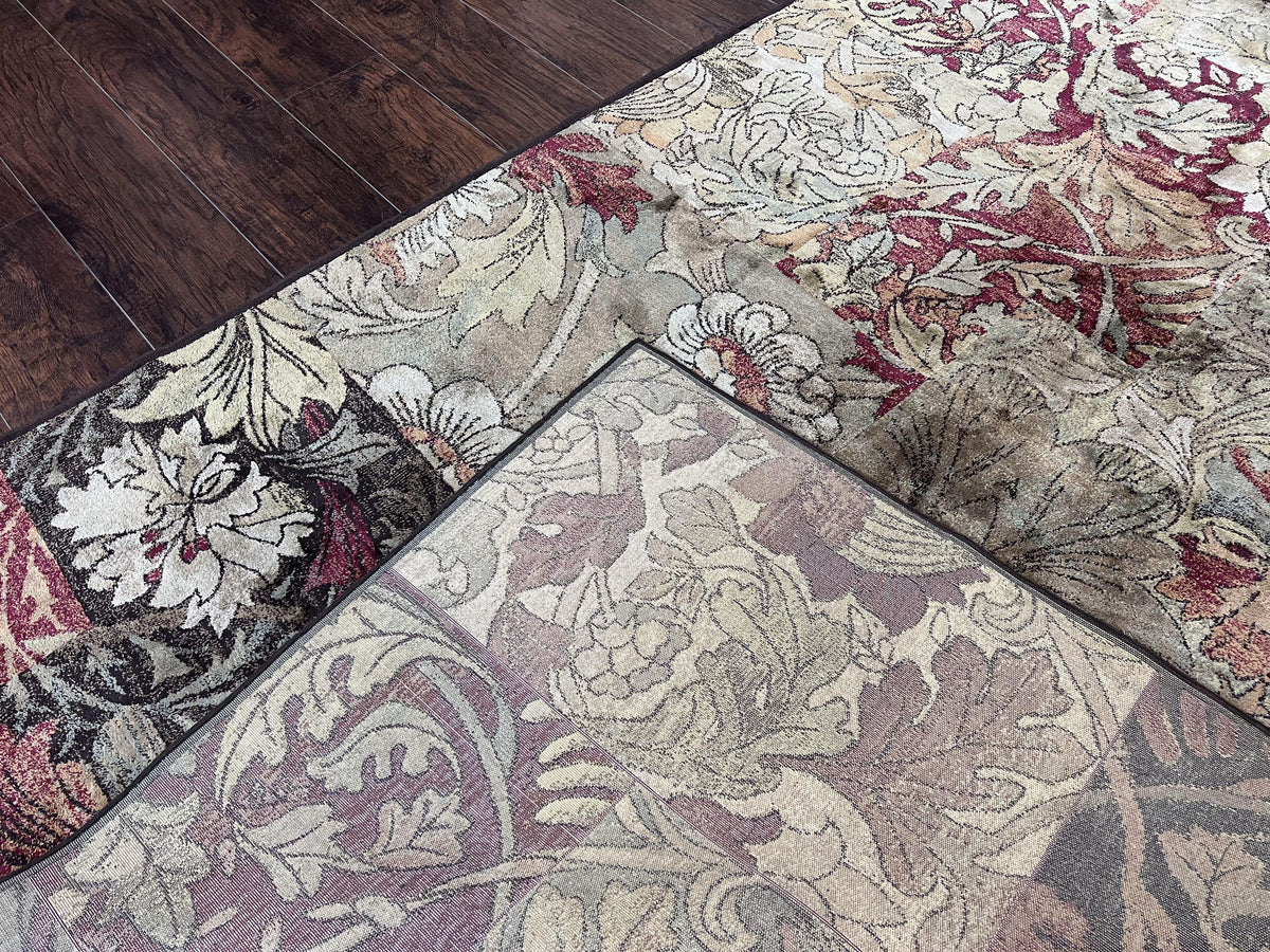 Modern Abstract Area Rug 5x7, Floral Design, Contemporary Carpet 5 x 7, Multicolor - Jewel Rugs, view 11
