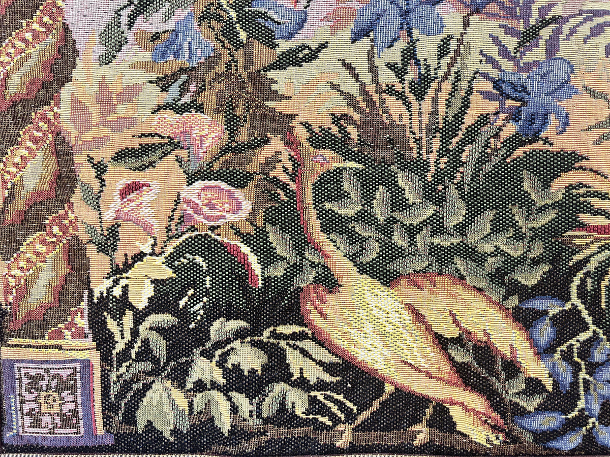 Vintage Tapestry 4 x 5.6, Adorned Elephant Pictorial - Jewel Rugs, view 12