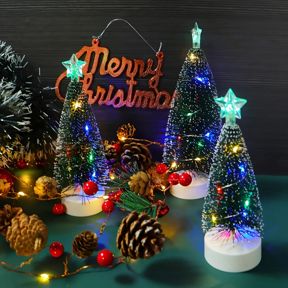 Copper LED Wire Light Tree Christmas Decoration