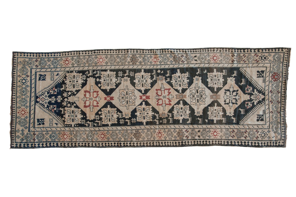 4x10.5 Vintage Distressed Karabagh Rug Runner