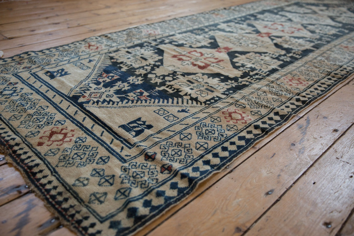 4x10.5 Vintage Distressed Karabagh Rug Runner